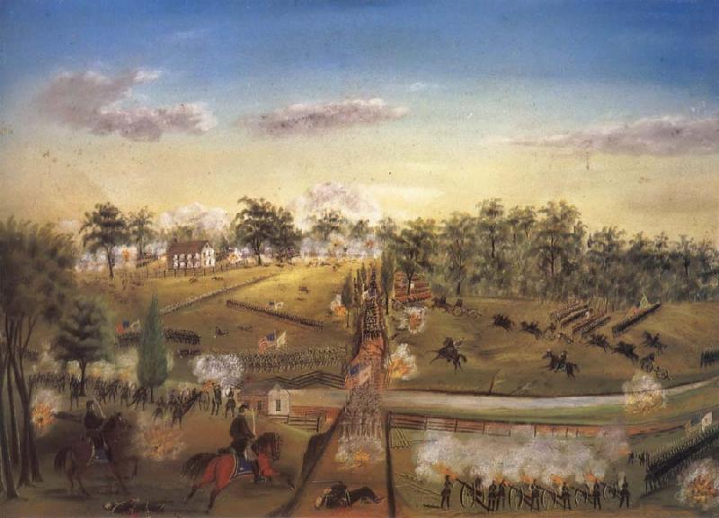 unknow artist Attack at Seminary Ridge,Gettysburg